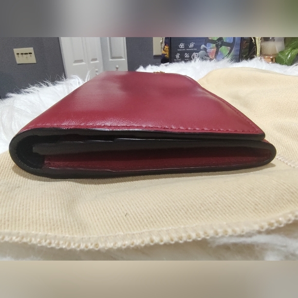 FENDI monster authentic long wallet; Excellent condition red and black leather - Picture 5 of 13